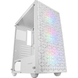 Mars Gaming MC-MAG, Boîtier Gaming ATX, Panneau Latéral Verre Trempé, Double Grille Magnétique Anti-poussière Frontale + Supérie