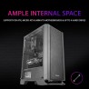 Mars Gaming MC-Master, Boîtier PC ATX, Metal-Mesh Front Panel, Verre Trempé, 4 Ventilateurs Ultra-Silencieux 120mm, Noir