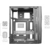 Mars Gaming MC-ME, Boîtier Gaming Compact MicroATX, Fenêtre Latérale en Verre Trempé, Design Frontal Géométrique Total-Mesh, 2X 