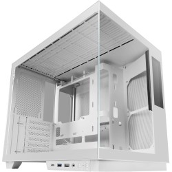Mars Gaming MC-Mirage, Boîtier Gaming ATX, Écran LCD IPS 7,2” Personnalisable, Verre Trempé Continu Frontal et Latéral, Structur