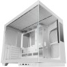 Mars Gaming MC-Mirage, Boîtier Gaming ATX, Écran LCD IPS 7,2” Personnalisable, Verre Trempé Continu Frontal et Latéral, Structur