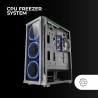 Mars Gaming MC-Neo, Tour Gaming XXL E-ATX, Vitres Latérales et Frontales Verre Trempé, 4 Ventilateurs ARGB 120mm + Ventilateur 1