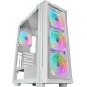Mars Gaming MC-Neo, Tour Gaming XXL E-ATX, Vitres Latérales et Frontales Verre Trempé, 4 Ventilateurs ARGB 120mm + Ventilateur 1
