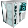 Mars Gaming MCNOVA, Tour de Jeu Custom XXL E-ATX Aluminium, Double Fenêtre en Verre Trempé, Structure Modulaire Double Caméra, U