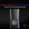 Mars Gaming MC-Ultra Noir, Tour Gaming Custom XXL E-ATX, Double Bande LED ARGB, Double Fenêtre Verre Trempé, Double Structure Ca