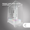 Mars Gaming MC-Prisma, Boîtier Gaming ATX, Triple Verre Trempé Continu sans Cadre, Éclairage ARGB Latéral et Frontal, Double Cha
