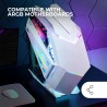 Mars Gaming MC-Titan, Boîtier Gaming RGB XXL ATX, Double Bande LED et Éclairage Frontal ARGB, Hub d'Éclairage + Télécommande, Co