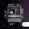 Mars Gaming MC-Ultra Blanc, Tour Gaming Custom XXL E-ATX, Double Bande LED ARGB, Double Fenêtre Verre Trempé, Double Structure C