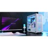 Mars Gaming MC-Vault, Boîtier Gaming ATX, 4X Ventilateurs ARGB 120mm, Panneau Avant Mesh avec Design Vertical, Fenêtre Latérale 