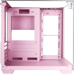 Mars Gaming MC-VISIONM, Boîtier Gaming Compact MicroATX, Triple Verre Trempé, Structure Double Chambre, Support Refroidissement 
