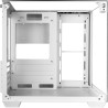 Mars Gaming MC-VISIONM, Boîtier Gaming Compact MicroATX, Triple Verre Trempé, Structure Double Chambre, Support Refroidissement 