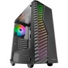 Mars Gaming MC-Volt, Boîtier Gaming ATX, Ventilateur ARGB 120mm, Grille Frontale ARGB, Fenêtre Latérale en Verre Trempé, Gestion