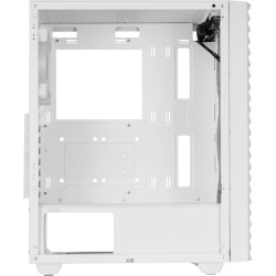Mars Gaming MC-Volt, Boîtier Gaming ATX, Ventilateur ARGB 120mm, Grille Frontale ARGB, Fenêtre Latérale en Verre Trempé, Gestion
