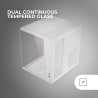 Mars Gaming MCV-One, Boîtier Gaming ATX, Double Verre Trempé Continu, Ventilateur FRGB 12cm, Structure à Double Chambre, Moyen-T