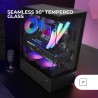 Mars Gaming MC-XO, Boîtier Gaming ATX, Double Verre Trempé Continu 90°, Ventilateur FRGB 12cm, Système Refroidissement SIDECOOL,