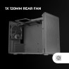 Mars Gaming MC-XPRO, Boîtier MicroATX Ultrapcompact, Design Panneaux Mesh, Ventilateur Arrière 120mm, Technologie Refroidissemen