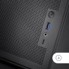 Mars Gaming MC-XPRO, Boîtier MicroATX Ultrapcompact, Design Panneaux Mesh, Ventilateur Arrière 120mm, Technologie Refroidissemen
