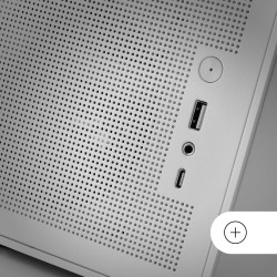 Mars Gaming MC-XPRO, Boîtier MicroATX Ultrapcompact, Design Panneaux Mesh, Ventilateur Arrière 120mm, Technologie Refroidissemen
