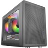 Mars Gaming MC-XPS, Boîtier Gaming MicroATX Ultrapcompact, Verre Trempé + Panneaux Mesh, Ventilateur FRGB 12cm, Technologie Refr