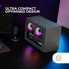 Mars Gaming MC-XPS, Boîtier Gaming MicroATX Ultrapcompact, Verre Trempé + Panneaux Mesh, Ventilateur FRGB 12cm, Technologie Refr