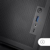 Mars Gaming MC-XPS, Boîtier Gaming MicroATX Ultrapcompact, Verre Trempé + Panneaux Mesh, Ventilateur FRGB 12cm, Technologie Refr