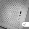Mars Gaming MC-ELITE, Boîtier PC Micro-ATX Métal Haute Performance, Design Mesh Latéral et Supérieur, 3 Ventilateur FDB, Mini To