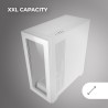 MARS GAMING MCB, Boîtier PC Gaming ATX XL, Custom Premium Edition, Structure Modulaire Double Chambre, Noir