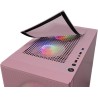 Mars Gaming MCZP, Boîtier PC Gaming Micro-ATX/Mini-ITX, Compact avec 2 Ventilateurs FRGB, Panneau Avant Mesh, Double Chambre, Su