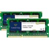 Timetec 8 Go KIT (2x4Go)DDR3L/DDR3 1600MHz PC3-12800 Non-ECC sans tampon 1.35 V/1.5 V CL11 2Rx8 double rang 204 broches SODIMM o