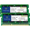 Timetec 8 Go KIT (2x4Go)DDR3L/DDR3 1600MHz PC3-12800 Non-ECC sans tampon 1.35 V/1.5 V CL11 2Rx8 double rang 204 broches SODIMM o