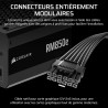 Corsair rm850e (2025) alimentation atx entièrement modulaire et silencieuse avec câble 12v-2x6 - compatible atx 3.1 et pcie 5.1,