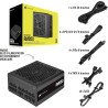 Corsair rm850 (2021), rm series, 850 watts 80 plus or alimentations atx entièrement modulaires (trois connecteurs eps12v, foncti