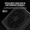 Corsair rm850e (2023) alimentation atx entièrement modulaire et silencieuse - compatible atx 3.1 et pcie 5.1 - condensateurs à 1