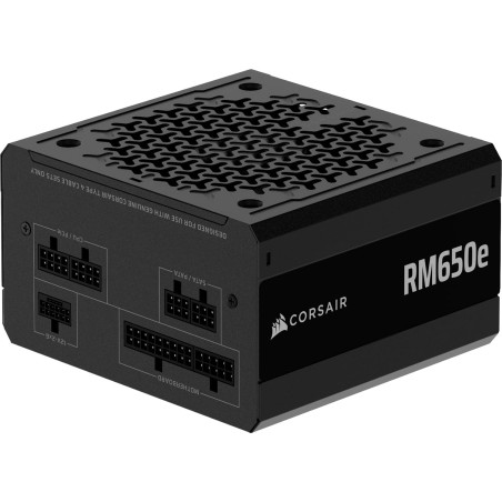 Corsair rm650e (2025) fully modular low-noise atx power supply with 12v-2x6 cable – atx 3.1 & pcie 5.1 compliant, cybenetics gol