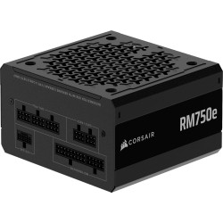 Corsair rm750e (2025) alimentation atx entièrement modulaire et silencieuse avec câble 12v-2x6 - compatible atx 3.1 et pcie 5.1,