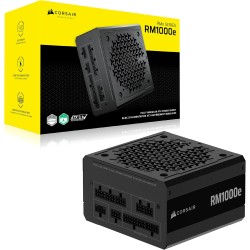 Corsair rm1000e (2025) alimentation atx entièrement modulaire et silencieuse avec câble 12v-2x6 - compatible atx 3.1 et pcie 5.1