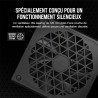 CORSAIR RM1200e (2023) Alimentation ATX Entièrement Modulaire à Faible Niveau de Bruit avec Câble 12V-2x6 – ATX 3.1 & Conformité