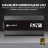 Corsair Unités d'alimentation d'énergie, Noir, 750 Watts