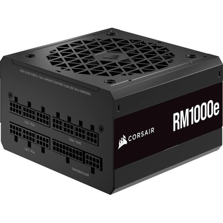 Corsair rm1000e (2023) alimentation atx entièrement modulaire et silencieuse - compatible atx 3.1 et pcie 5.1 - condensateurs à 