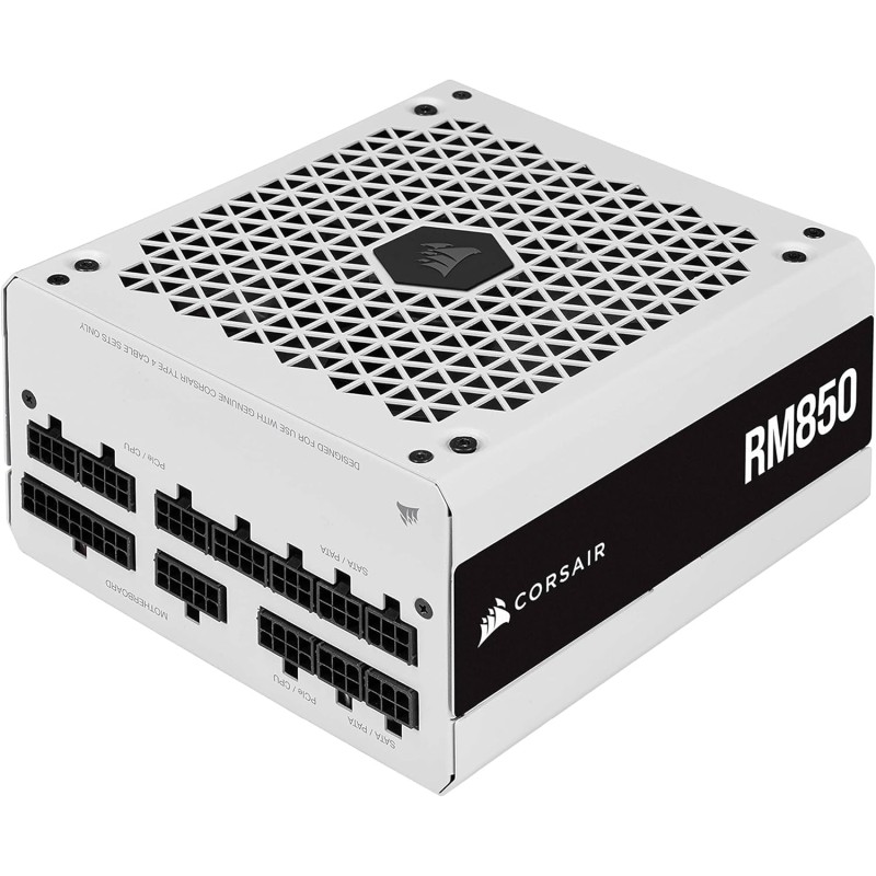 Corsair rm850 (2021), rm series, 850 watts 80 plus or alimentations atx entièrement modulaires (trois connecteurs eps12v, foncti