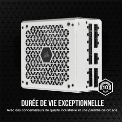 Corsair rm850 (2021), rm series, 850 watts 80 plus or alimentations atx entièrement modulaires (trois connecteurs eps12v, foncti