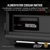 Corsair rm750e (2023) alimentation atx entièrement modulaire et silencieuse - compatible atx 3.1 et pcie 5.1 - condensateurs à 1