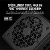 Corsair rm750e (2023) alimentation atx entièrement modulaire et silencieuse - compatible atx 3.1 et pcie 5.1 - condensateurs à 1
