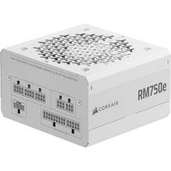 Corsair rm750e (2025) alimentation atx entièrement modulaire à faible bruit avec câble 12v-2x6 – compatible atx 3.1 et pcie 5.1,