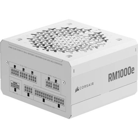 Corsair rm1000e (2025) alimentation atx entièrement modulaire à faible bruit avec câble 12v-2x6 – compatible atx 3.1 et pcie 5.1