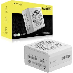 Corsair rm1000e (2025) alimentation atx entièrement modulaire à faible bruit avec câble 12v-2x6 – compatible atx 3.1 et pcie 5.1
