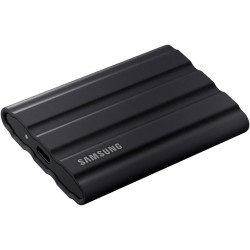 Samsung SSD Externe T7 Shield, 1 To, Noir, MU-PE1T0S/EU, vitesse de lecture/écriture jusqu'à 1050Mo/s, USB 3.2 Gen 2