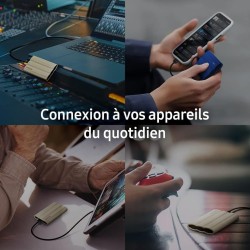 Samsung SSD Externe T7 Shield, 1 To, Noir, MU-PE1T0S/EU, vitesse de lecture/écriture jusqu'à 1050Mo/s, USB 3.2 Gen 2