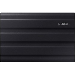 Samsung SSD Externe T7 Shield, 2 To, Noir, MU-PE2T0S/EU, vitesse de lecture/écriture jusqu'à 1050Mo/s, USB 3.2 Gen 2