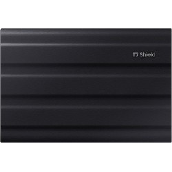 Samsung SSD Externe T7 Shield, 4 To, Noir, MU-PE4T0S/EU, vitesse de lecture/écriture jusqu'à 1050Mo/s, USB 3.2 Gen 2